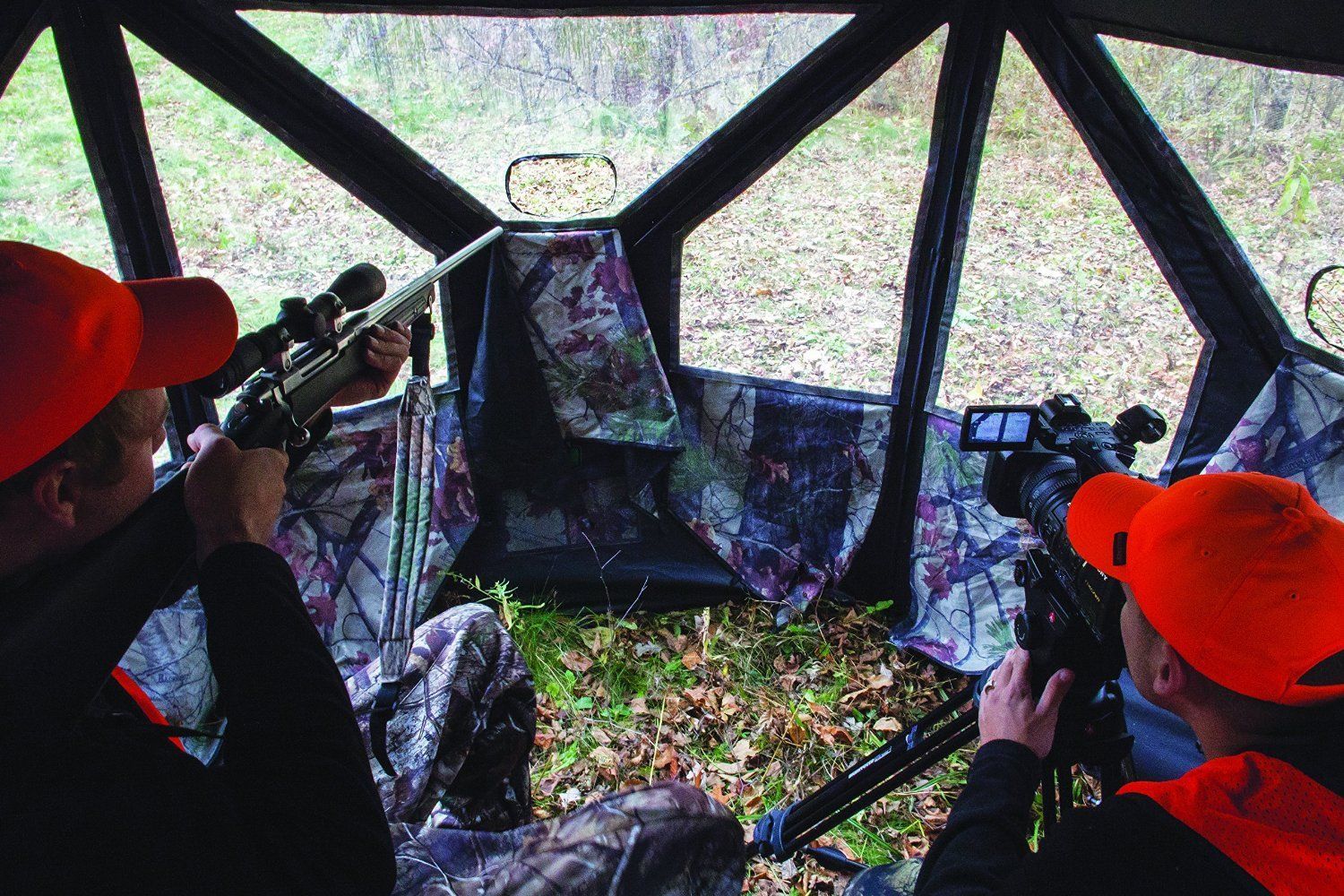 NEW Barronett Pentagon PT550BW Bloodtrail Backwoods Ground Blind 3-Man Hunting