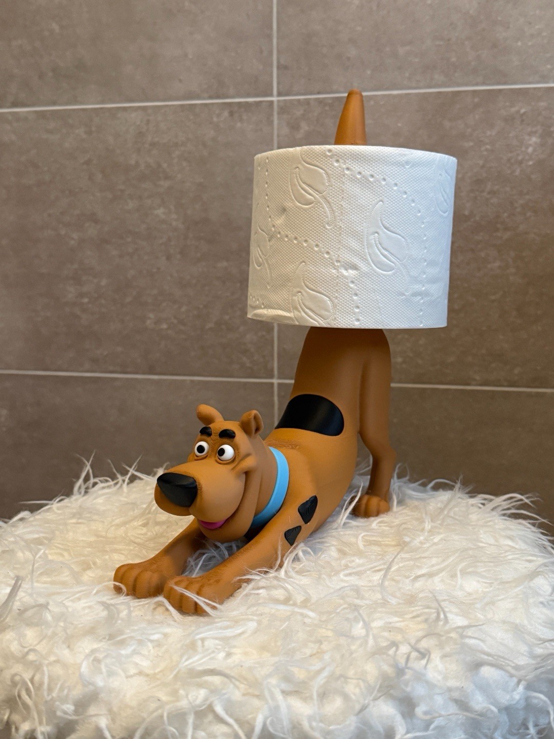 Scooby-Doo Toilet Paper Holder 3D Printed Decoration for Bathroom 10 inches