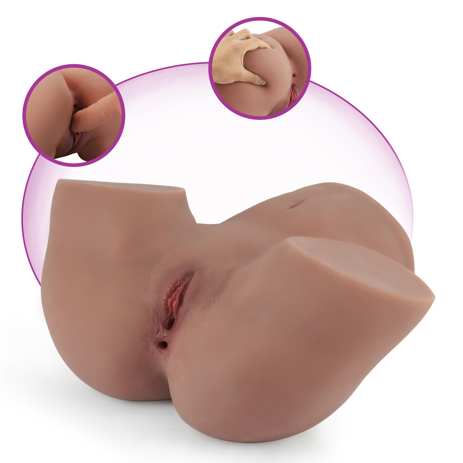 24lb Big Ass Real Size Male Masturbator Life Sex Doll Pussy Anal Sex Toy For Men