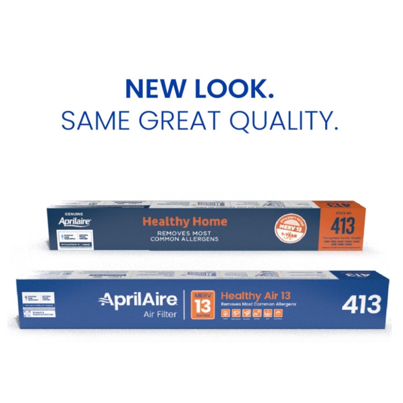 Aprilaire 413 Air Filter (16 x 25in, MERV: 13) Pack of 4, Genuine OEM