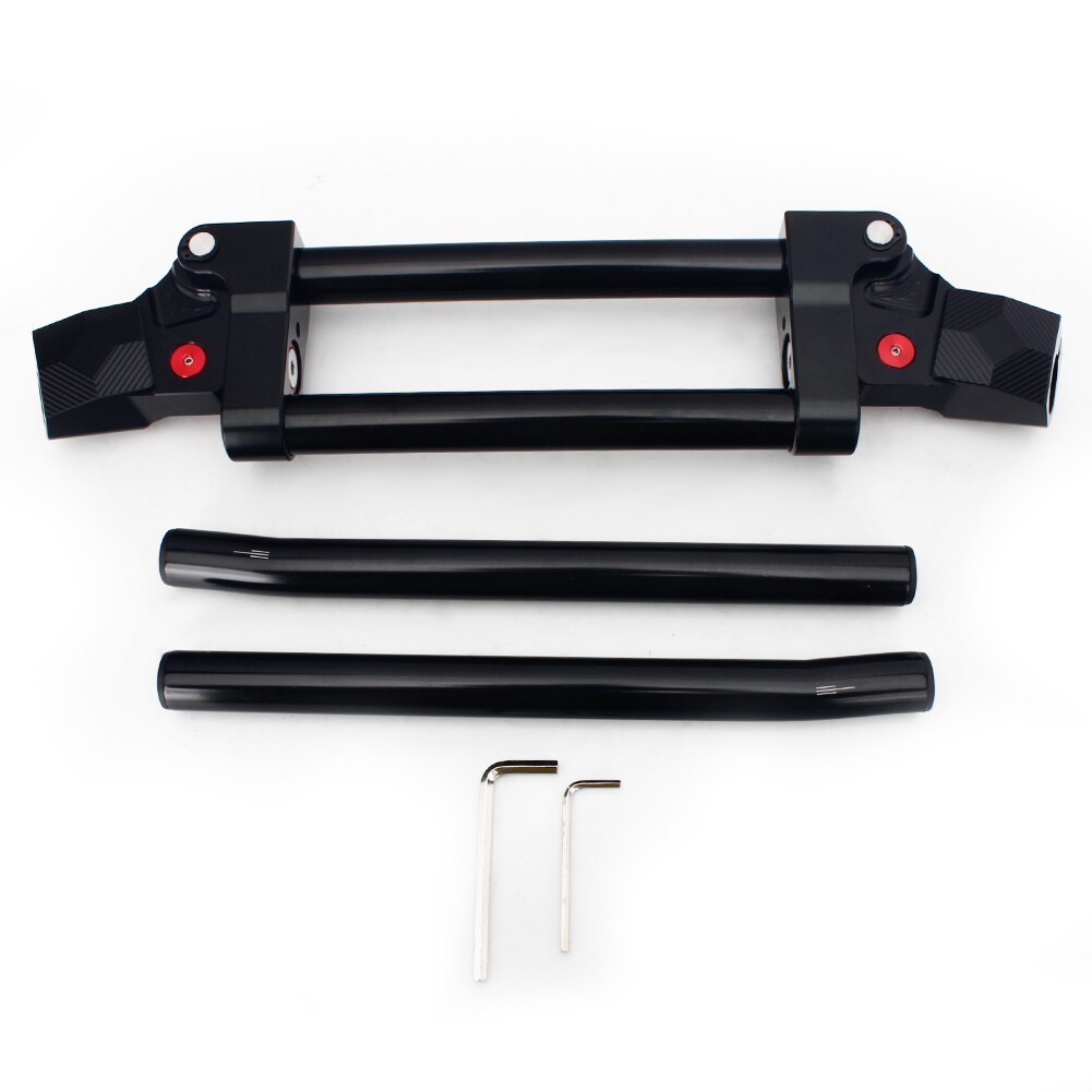 Universal 22mm 7/8" Adjustable Handlebars Anti Vibration ATV MX Dirt Bike Black