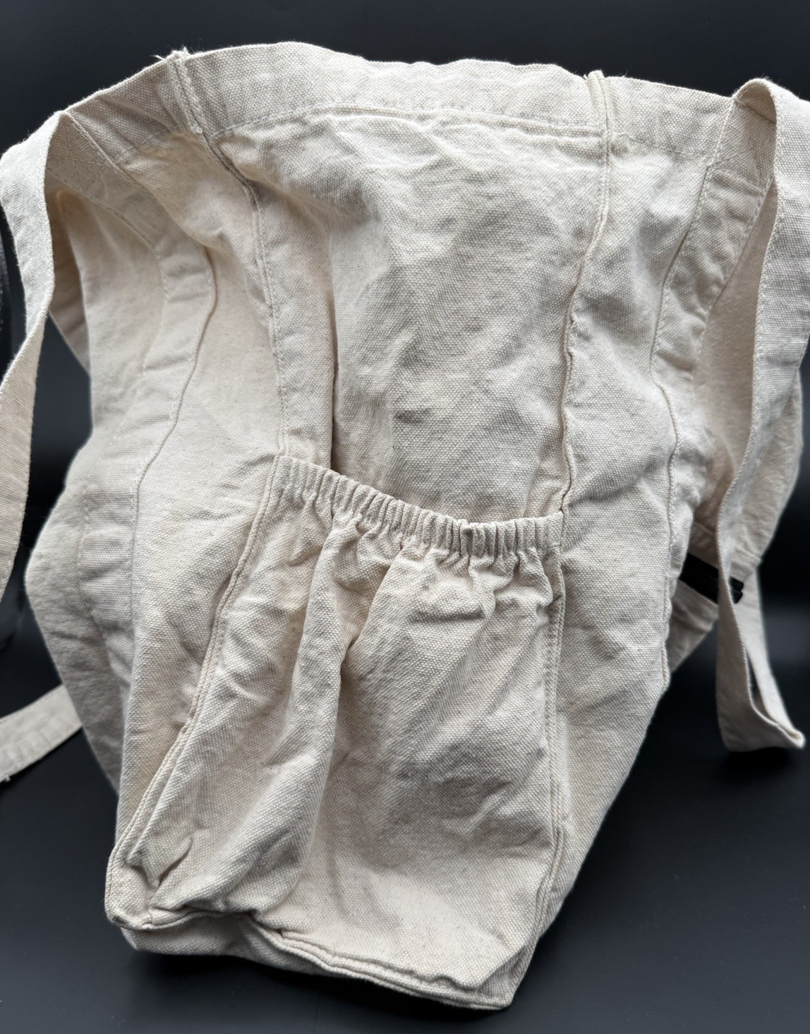 Apple Employee Wellness Challenge Natural Market Canvas Tote Bag