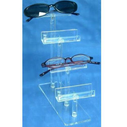 4 Tier Eyeglass Display Clear Acrylic Showcase Holder
