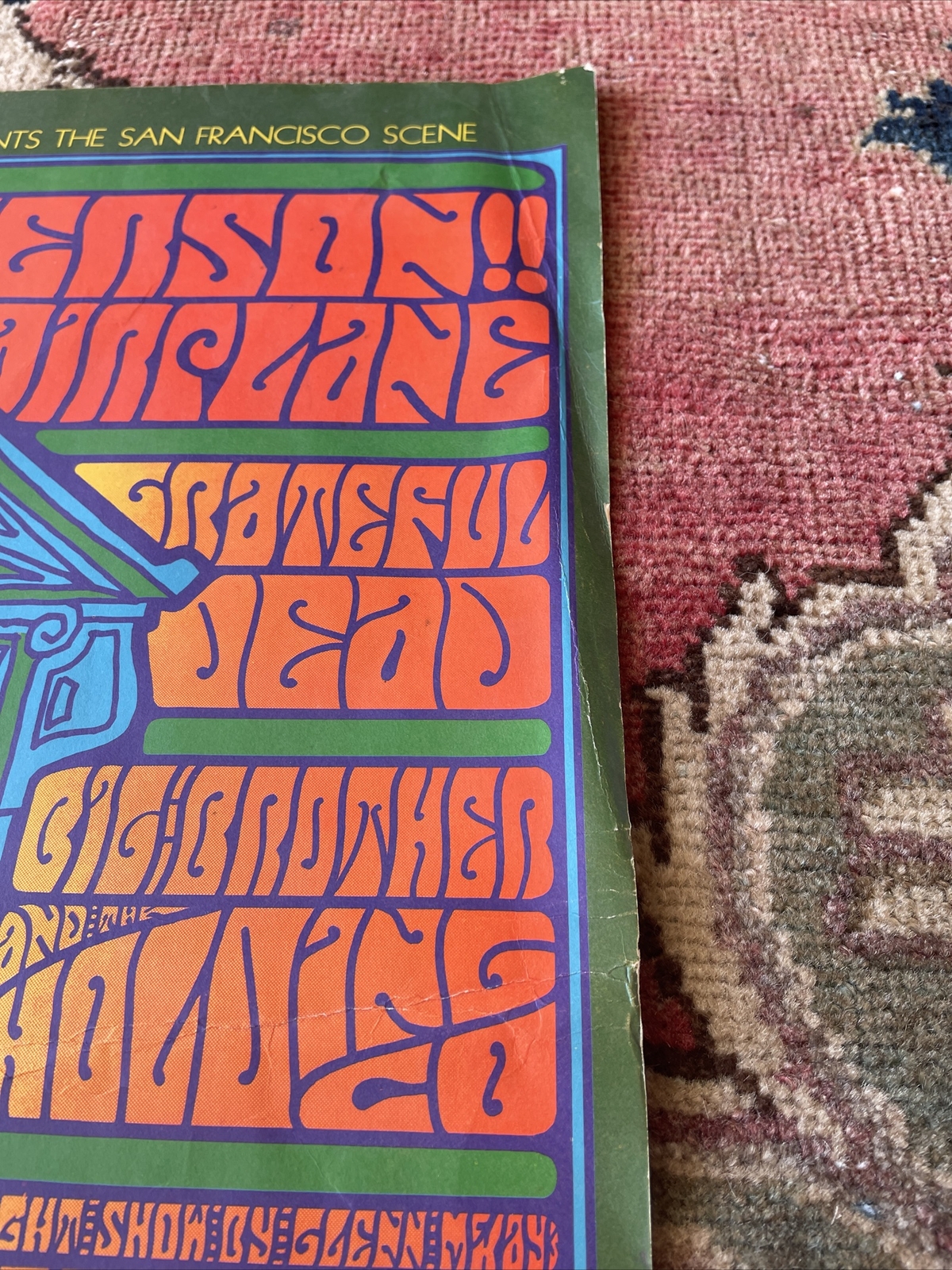 1967 Jefferson Airplane, Grateful Dead, HOLLYWOOD BOWL BG-81 Poster