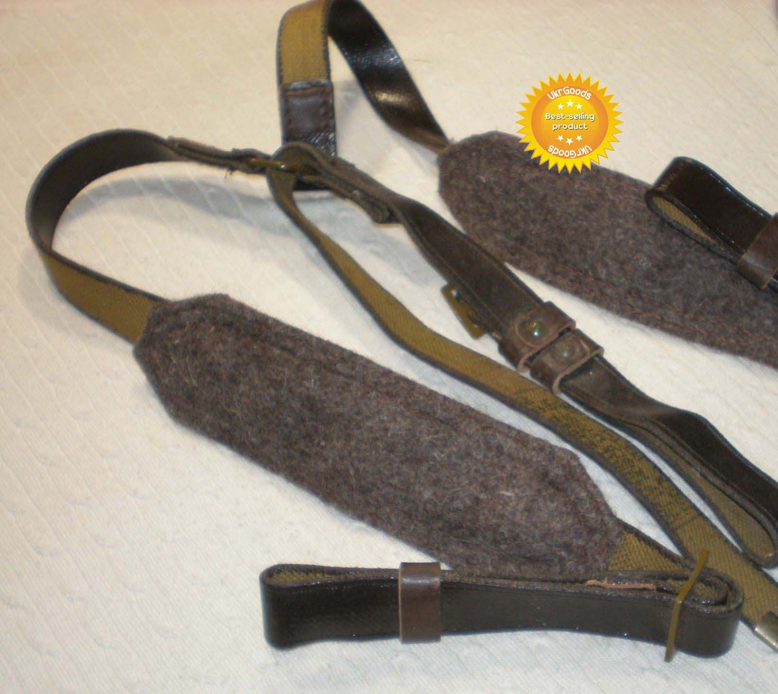 Soldiers Supporting Discharge Belts USSR Soviet Army Chest Rig Suspenders