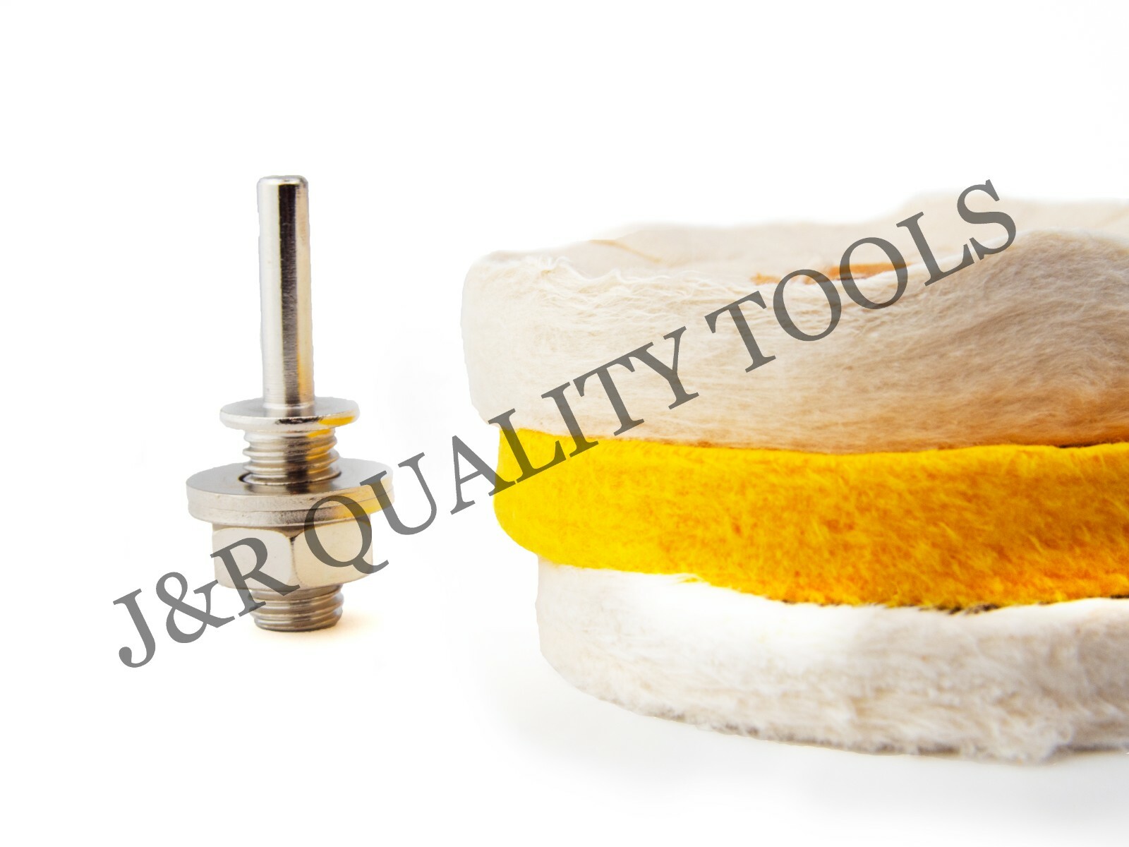 VCT 7pc Buffing Kit for Drill 4" Wheel for Polishing Metal Steel Iron Aluminum