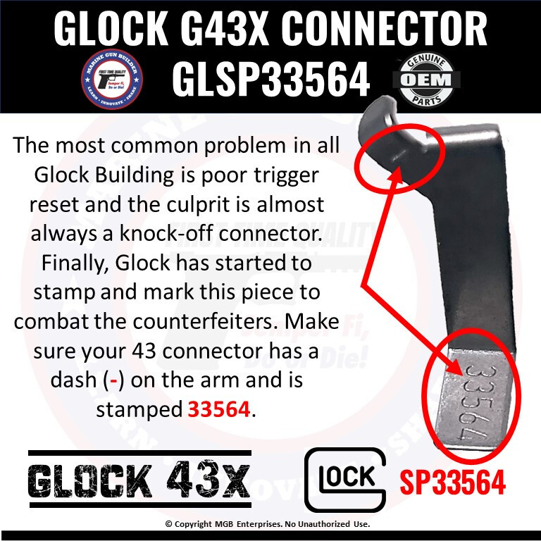 Glock 43X Parts Kit OEM G43X LPK Complete Factory Armorer Assembled 9mm