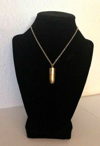 45 cal Bullet Rose Gold Necklace ~ Veteran Made ~
