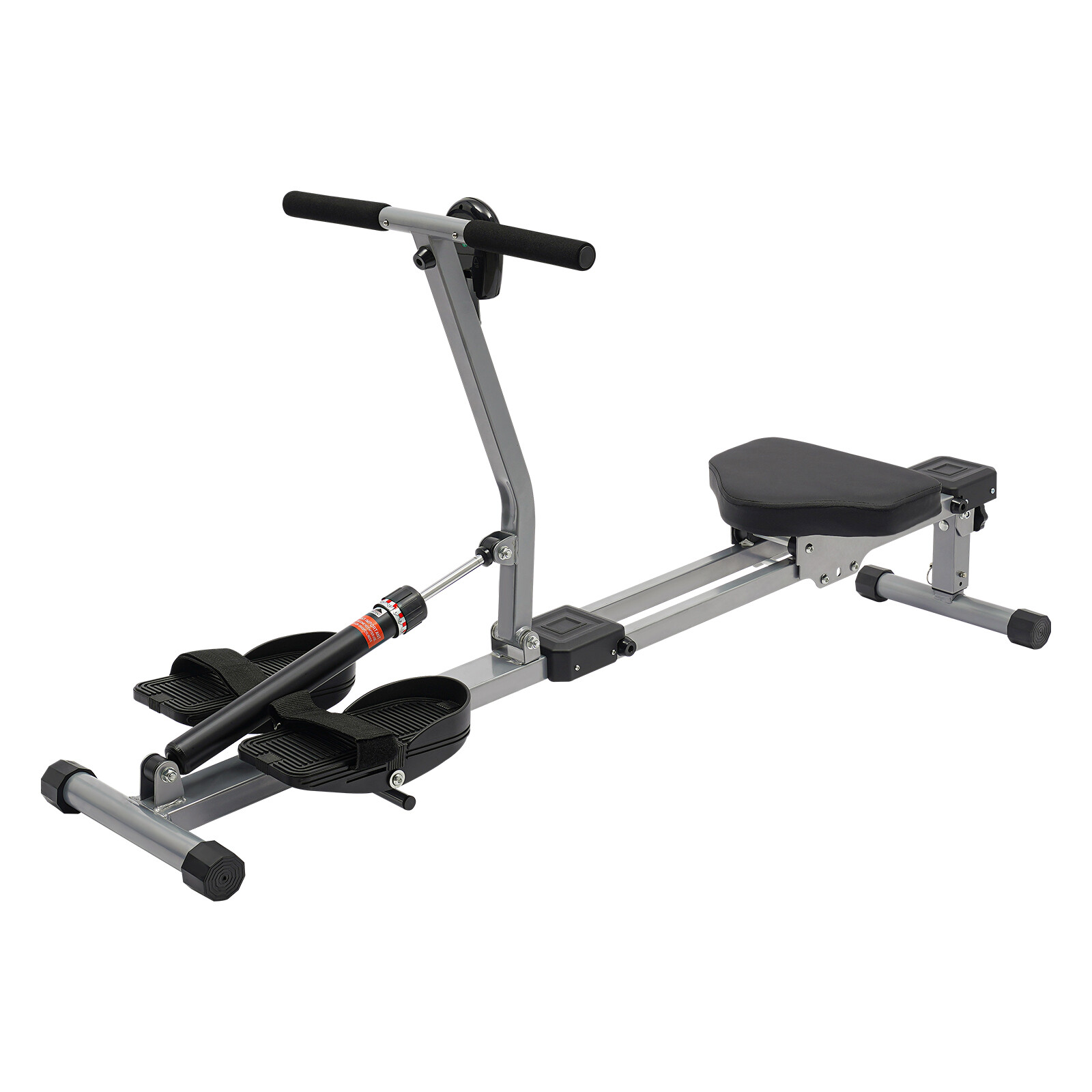 Home Rowing Foldable Rowing Exercise Machine Hydraulic Rowing Machine LED Meter