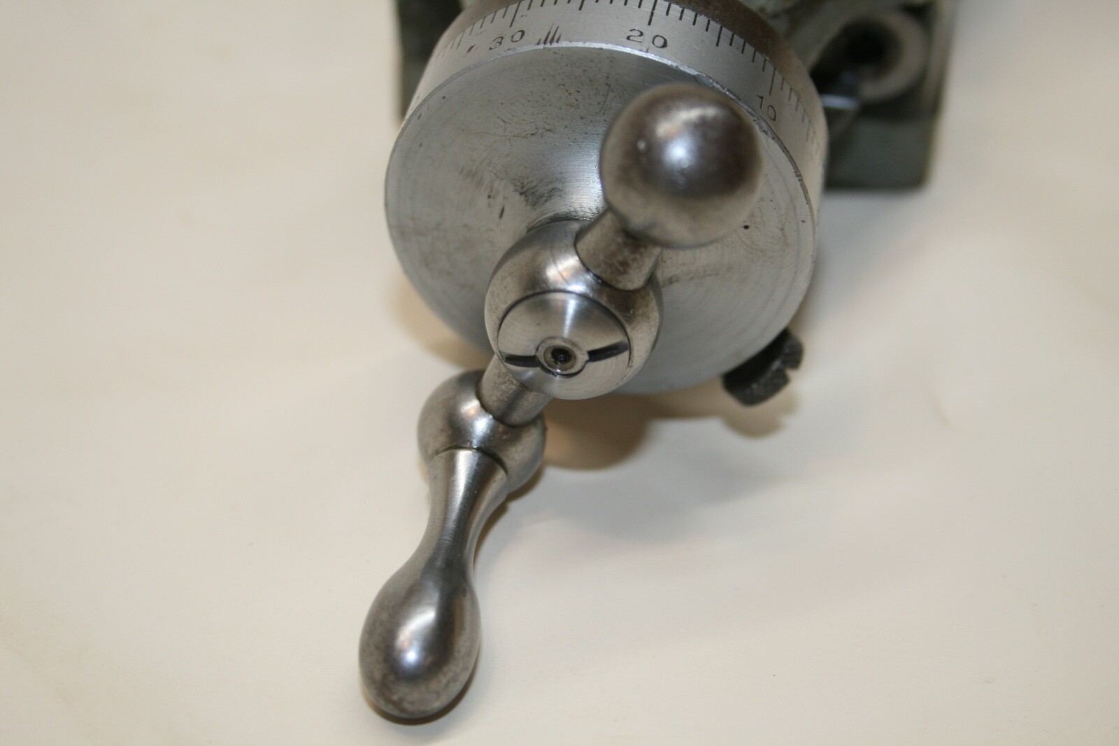 South Bend Lathe 9, 10k, 10l ball crank handle nut for compound & crossfeed