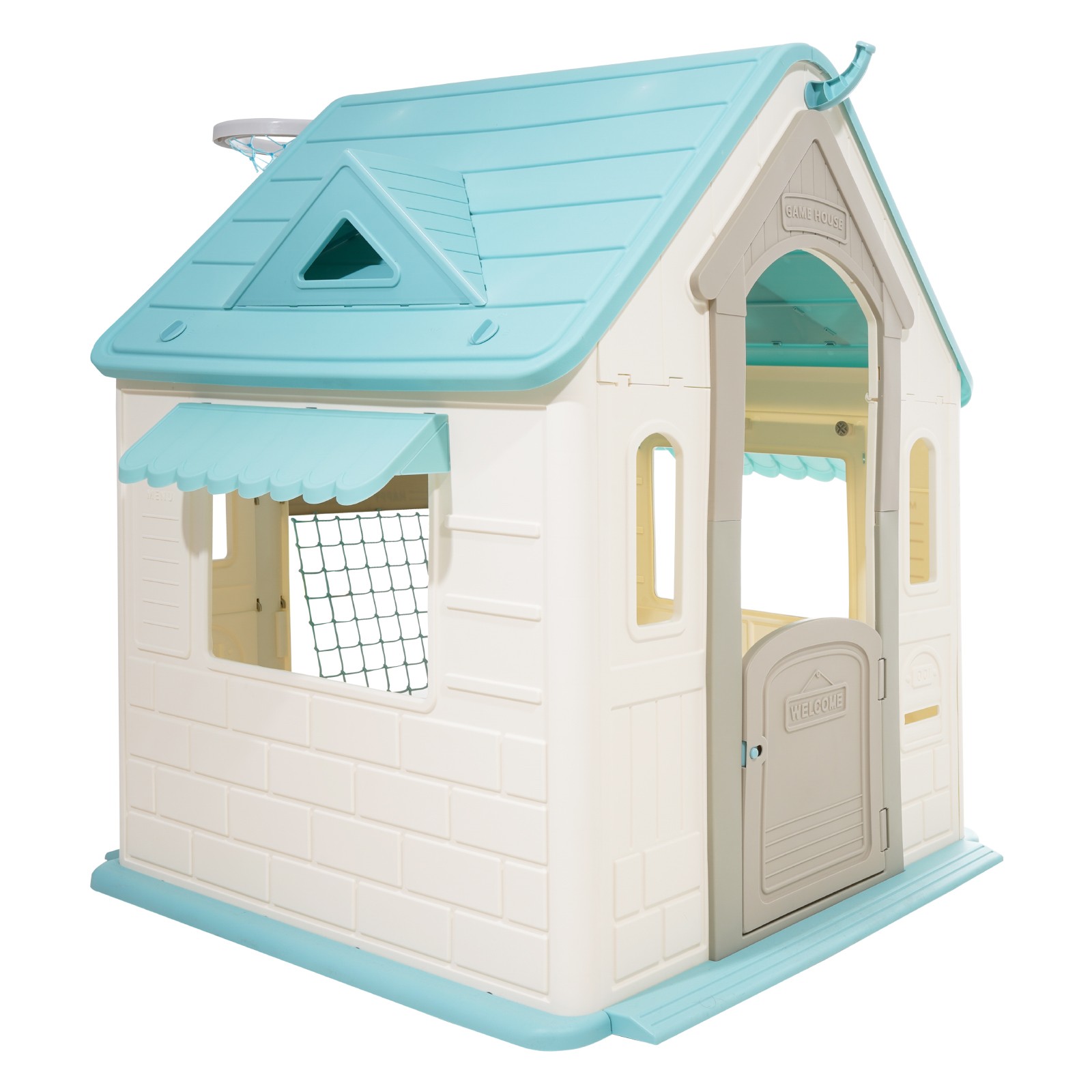 Uimoso 5-in-1 Kids' Indoor and Outdoor Playhouse for Ages 2 and Up