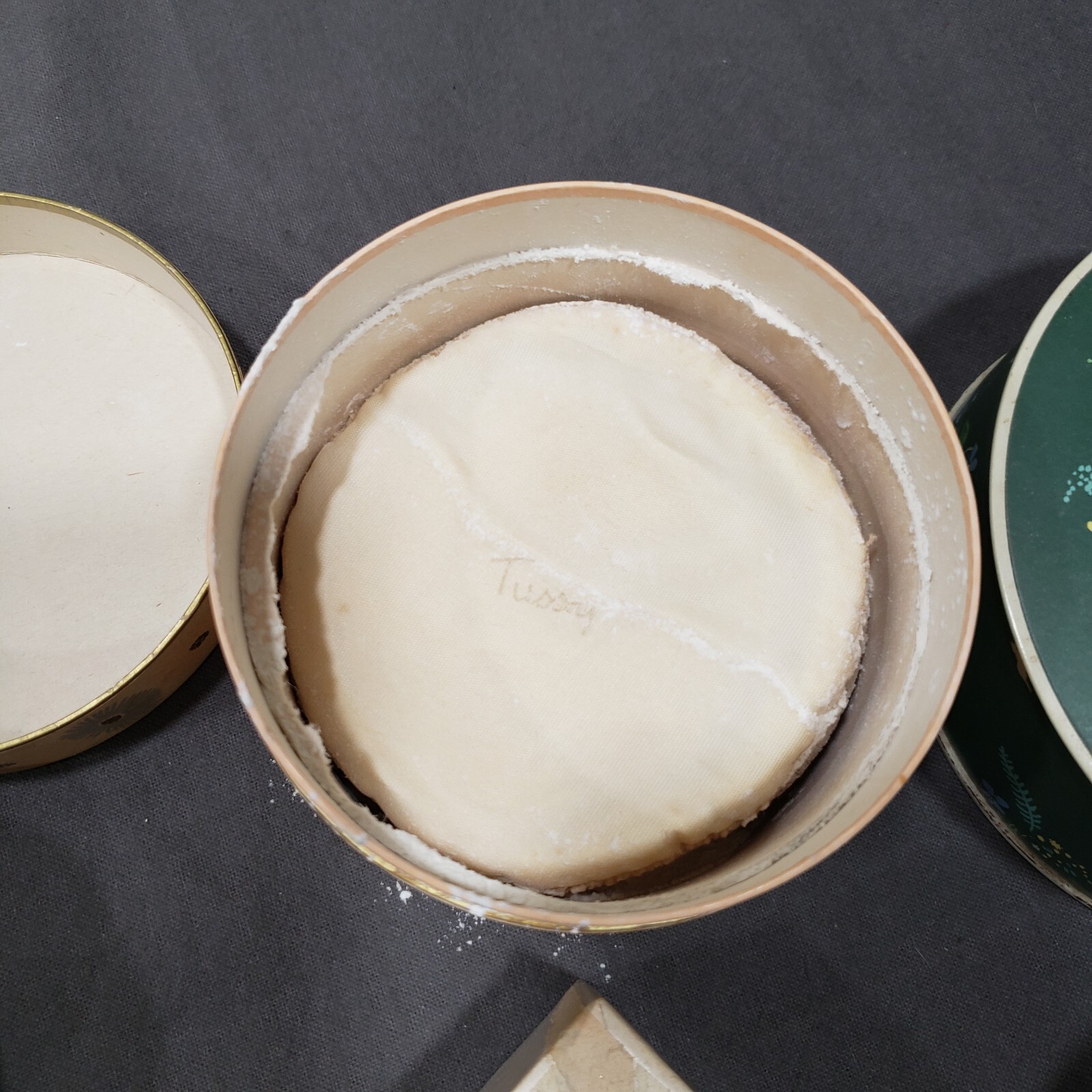 Vintage Dusting Powder Boxes Lot of 5 Advertising Vanity Collectibles 1940s 50s