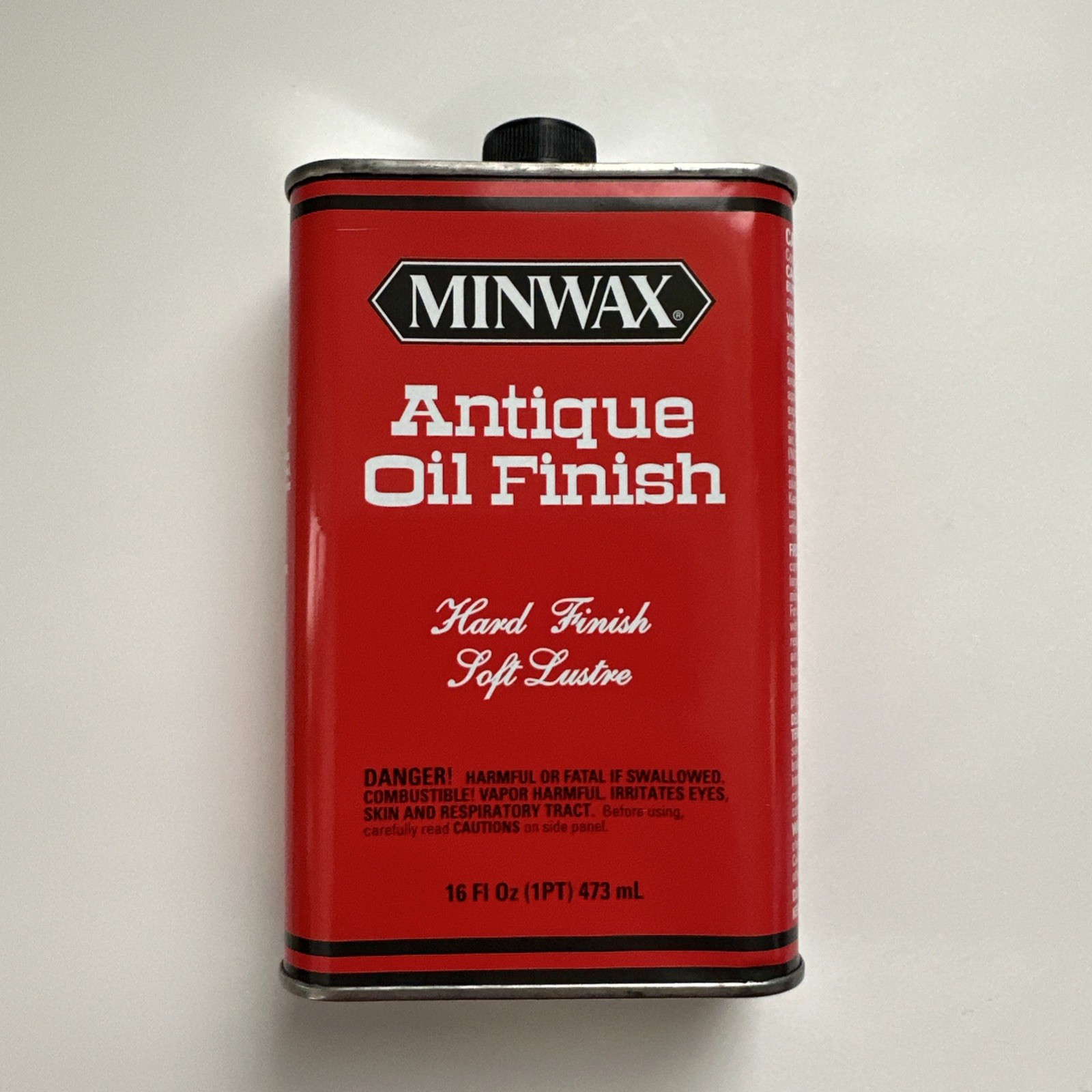 (1) Minwax Antique Oil Finish Hard Finish Soft Lustre Wood 16 oz