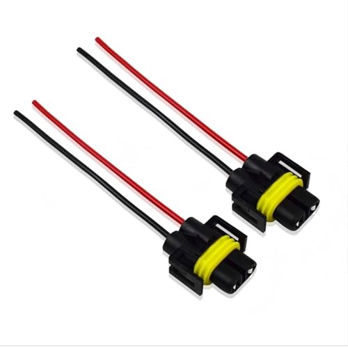 WZP Female Adapters Wiring Harness Sockets, 9005 9006 9012 HB3 HB4 Bulb 2PCS
