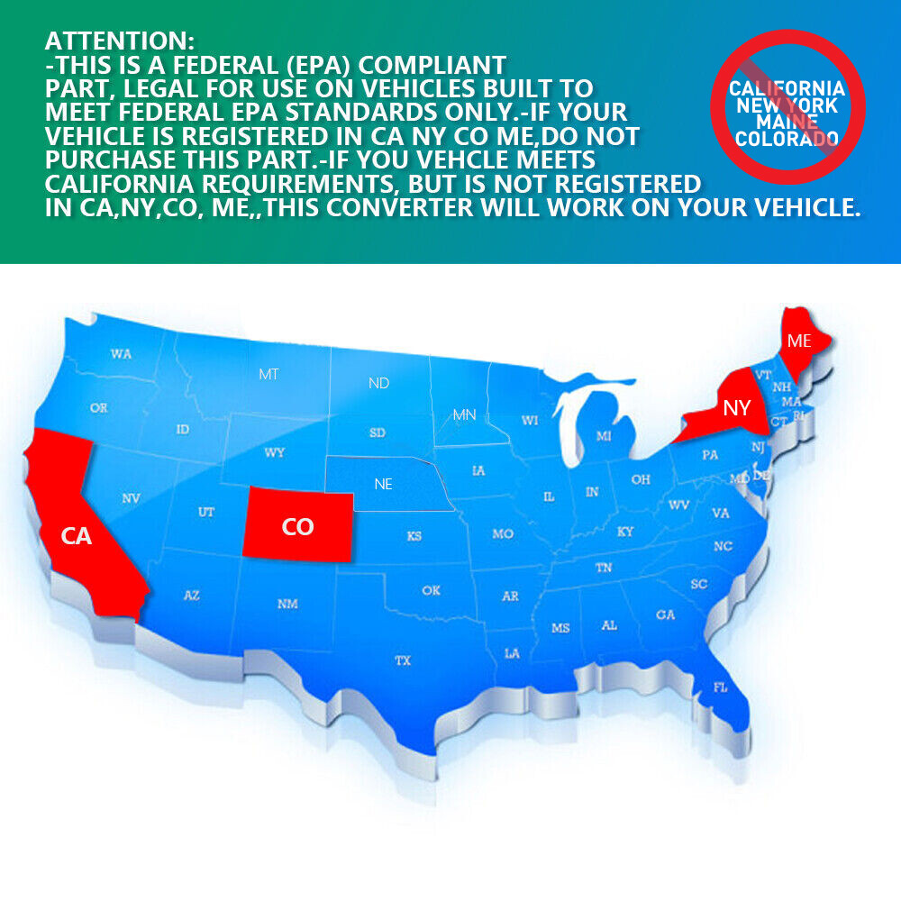 Catalytic Converter For 2009 2010 2011 2012 2013 2014 Nissan Maxima 3.5L V6