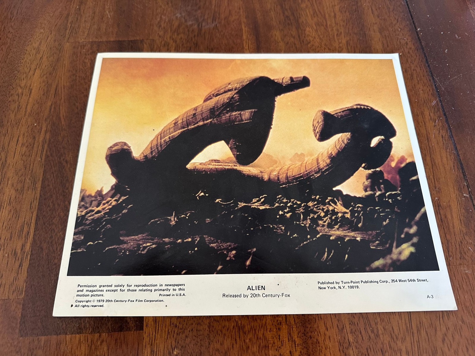 Alien 1979 Lobby Card 20th Century Fox Movie Still Original Promotional Art