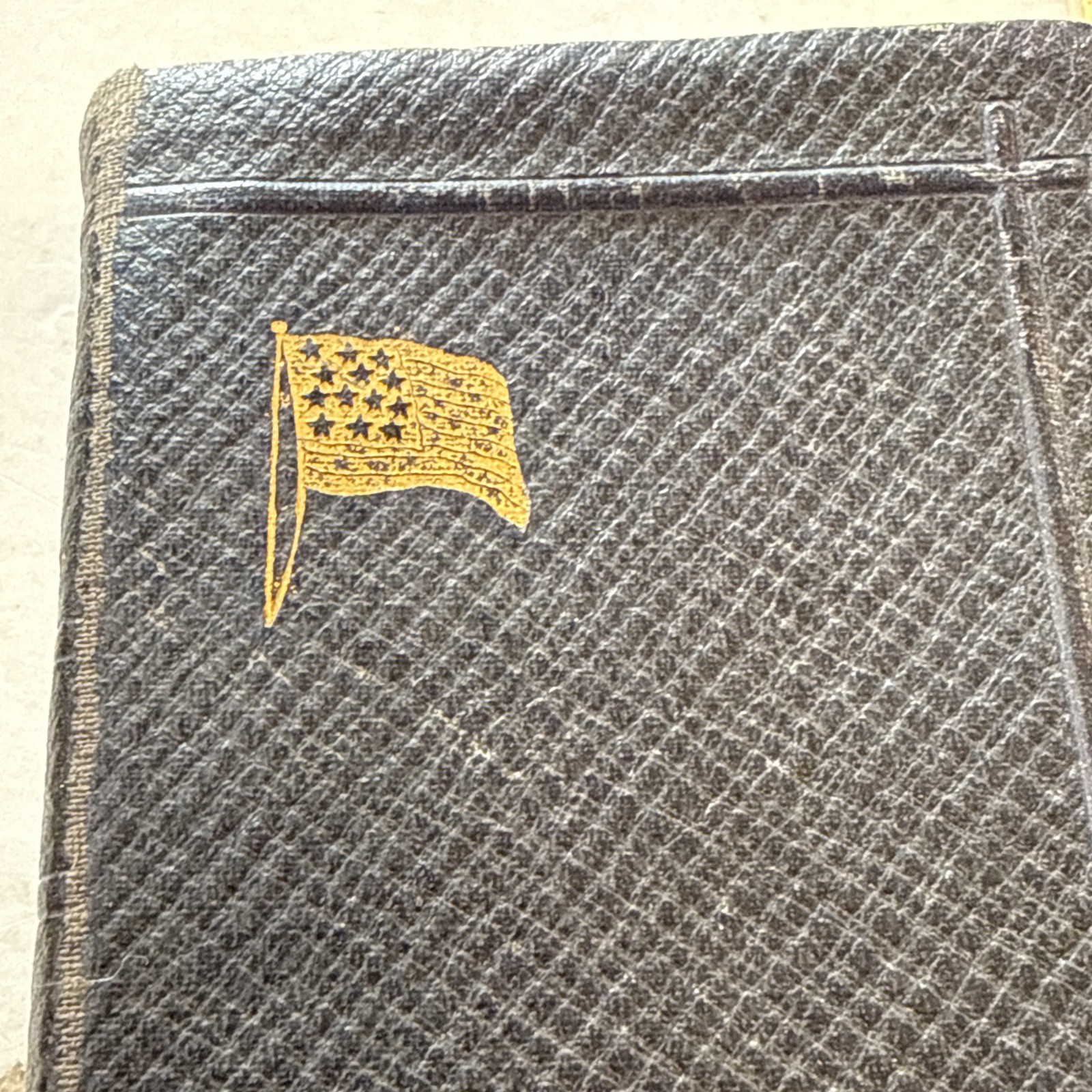 1918 WWI New Testament Pocket Holy Bible Army Camp Dodge Iowa IA Soldier Army SD