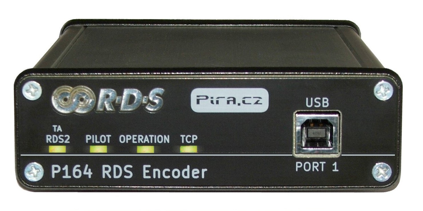 PIRA P164 RDS2 RDS Encoder for FM Radio Broadcast Transmitter
