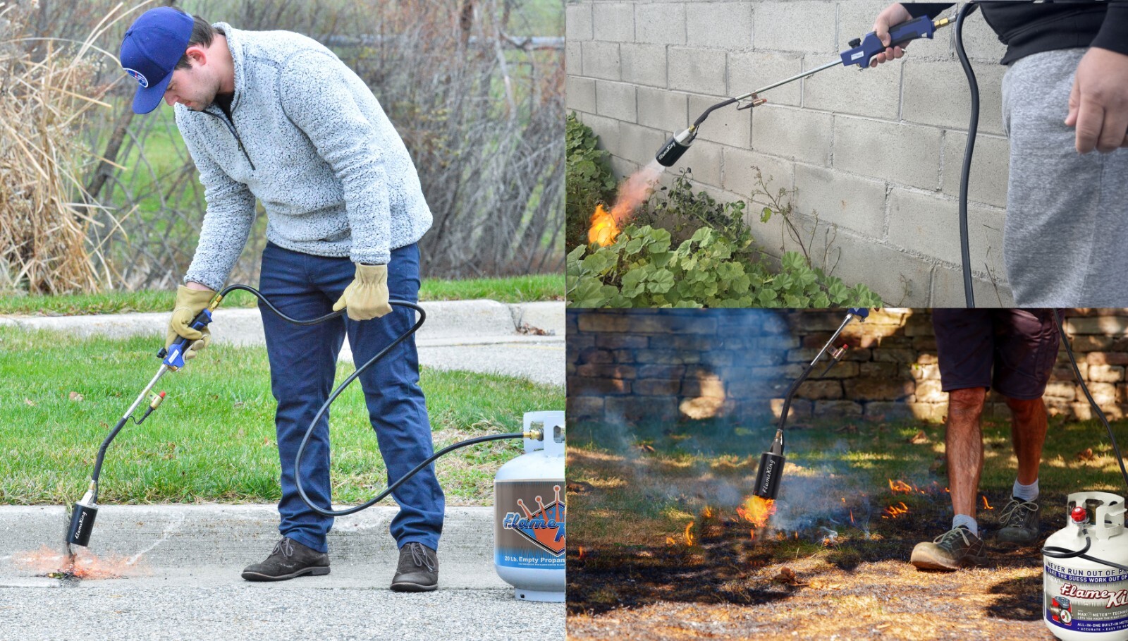 340,000 BTU Propane Torch Self Igniting with Turbo Blast Trigger and Flow Valve