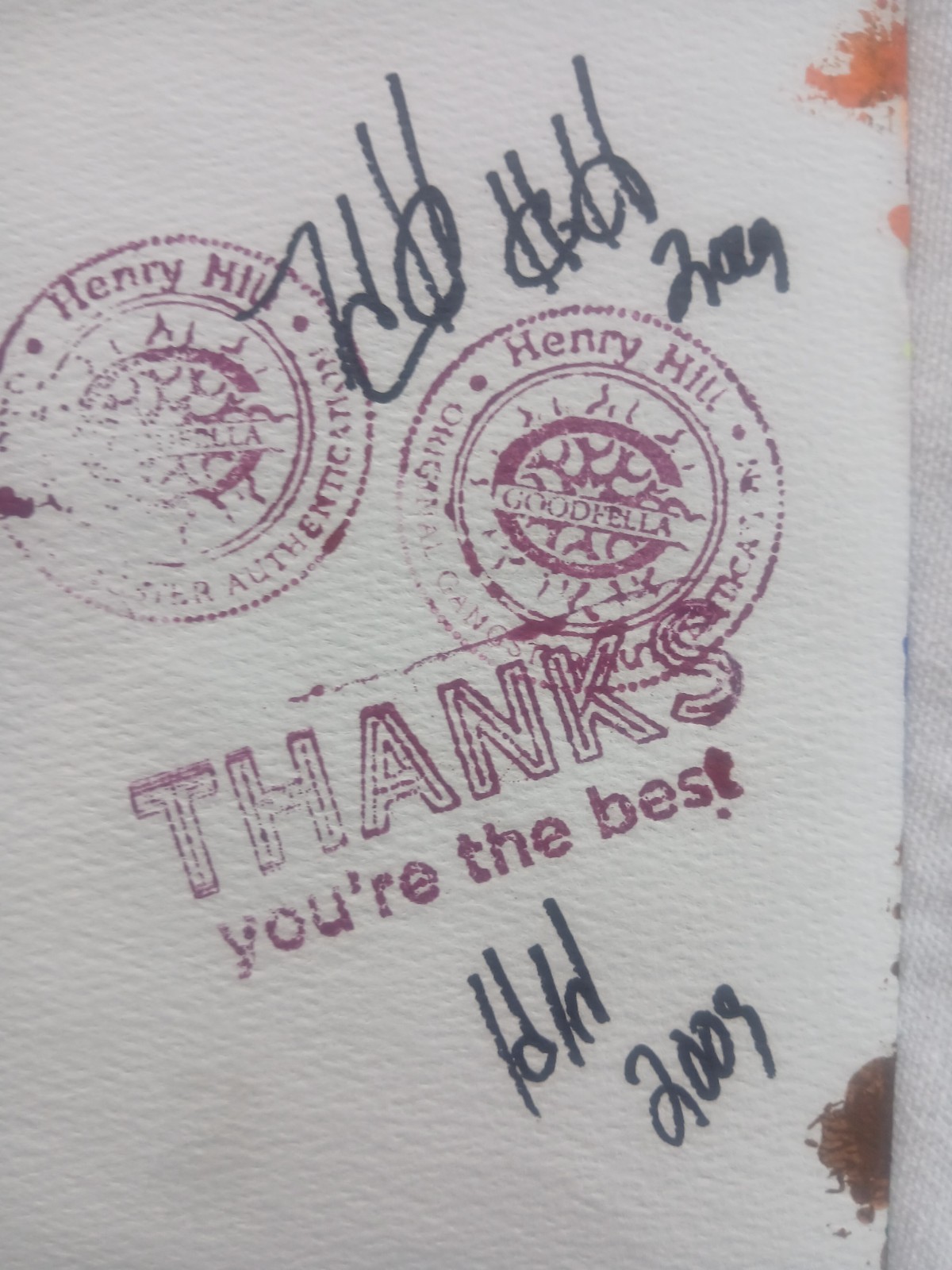 Mafia Signed Original Henry Hill Cosa Nostra Goodfellas Painting Tampa Zoo