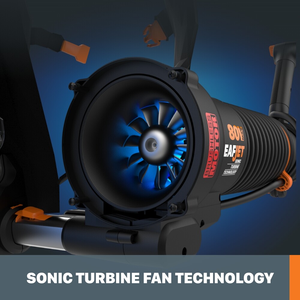 WG572 WORX NITRO 80V Brushless Cordless Backpack Leaf Blower