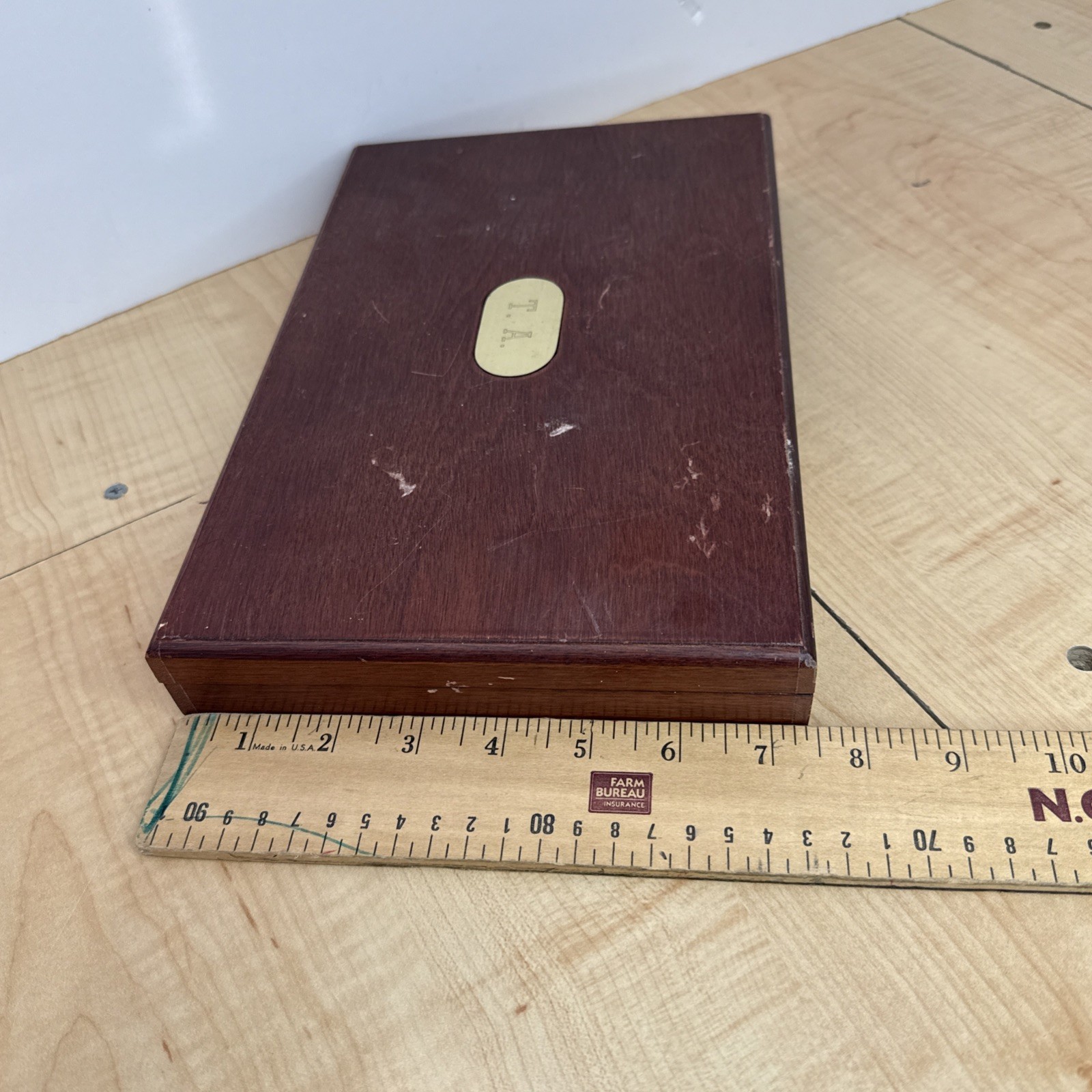 Vintage Royal Crown Cola RC Wooden Desk Organizer Set Post-it Pen Tape 1980s