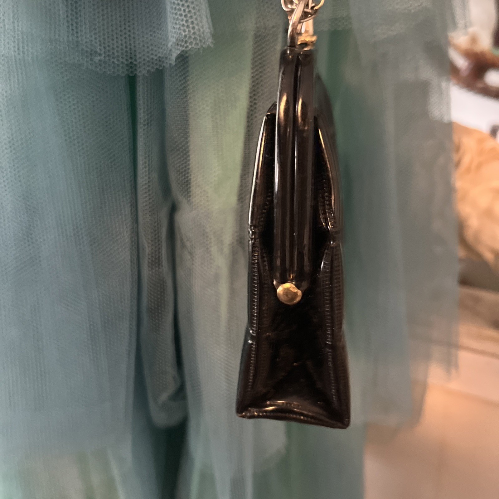 Fabulous Deco Antique Vintage Bagline of California clutch purse chocobar look