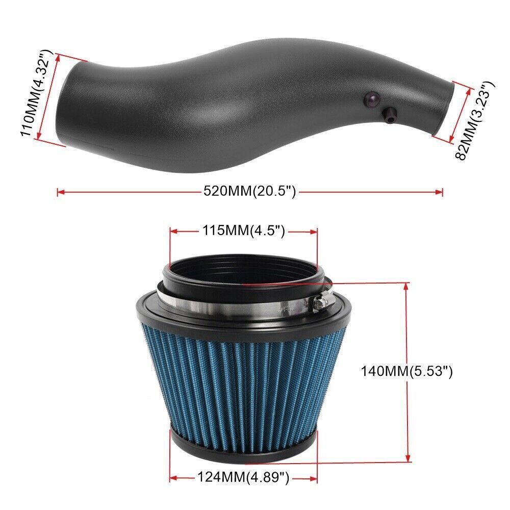 For Honda Civic 92-00 EG EK For Acura Integra 94-01 DC Cold Air Intake Pipe Kit