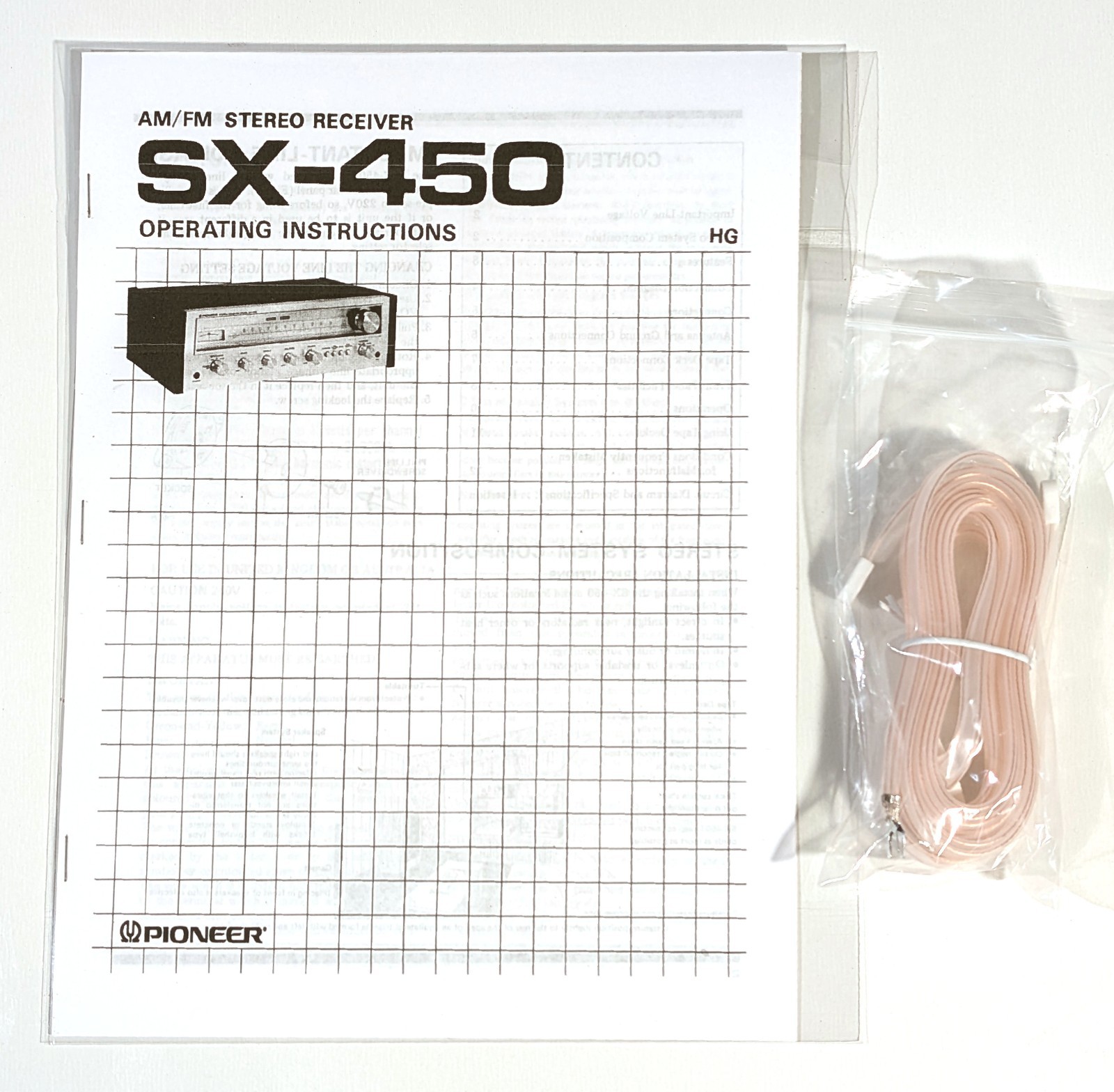 🔥【PRO SERVICED】Pioneer SX-450 30W Receiver~XSTR/CAP/P.SWITCH/LED MODS💥GUARANTY