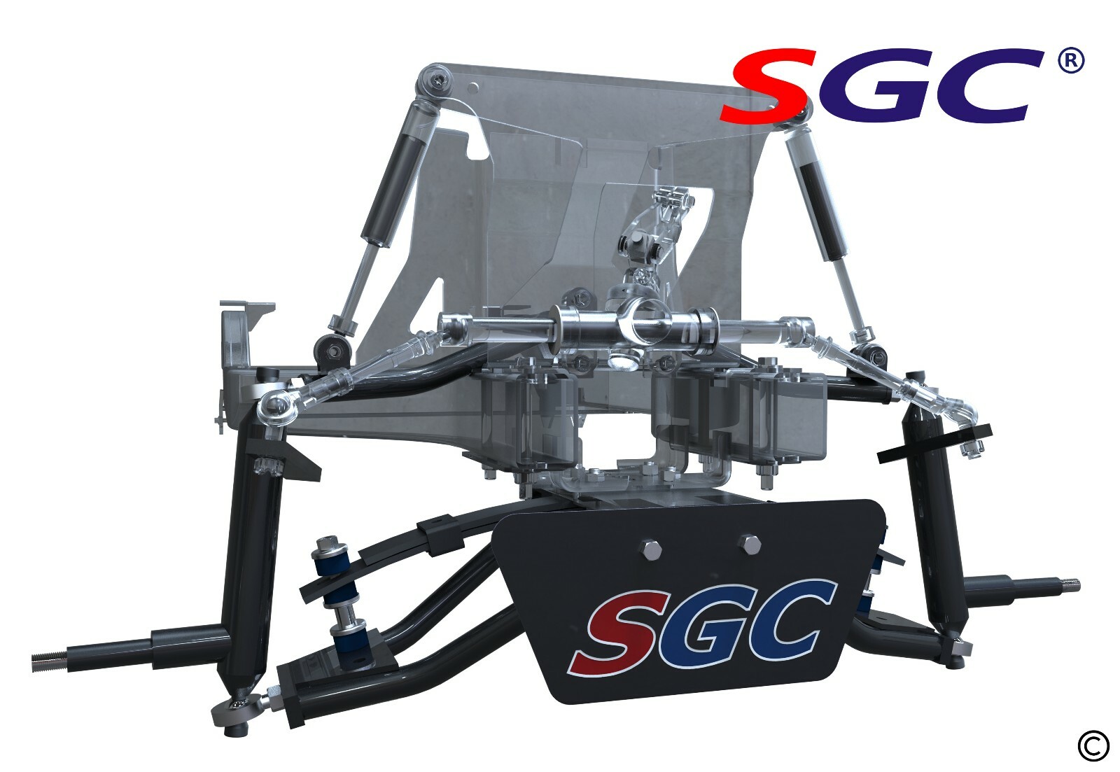 SGC 6" Double A-Arm Lift Kit for Club Car Golf Cart Precedent 2004+ Elec/Gas