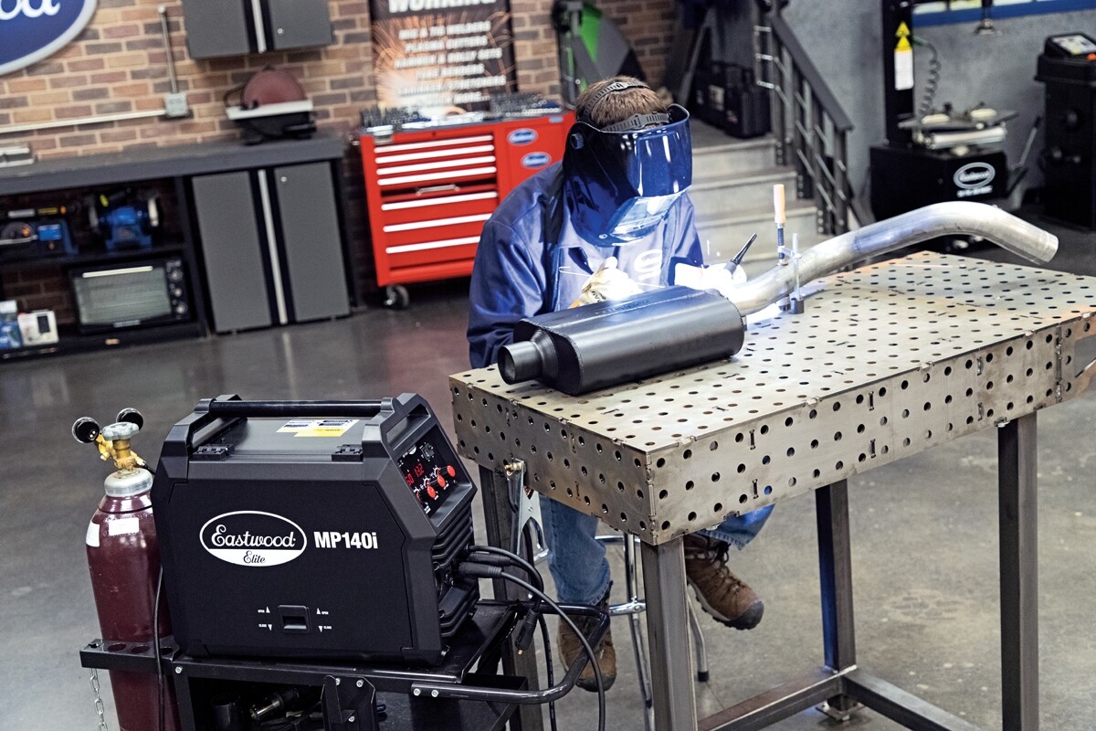 Eastwood Elite MP140i Multi Process Welder MIG TIG Stick Duty Metal Drive Motor