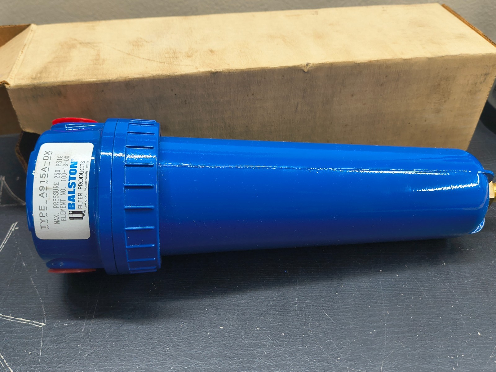 💥NEW BALSTON 3/4" NPT PNEUMATIC FILTER ASSEMBLY 250 PSIG @ 130°F A915A-DX