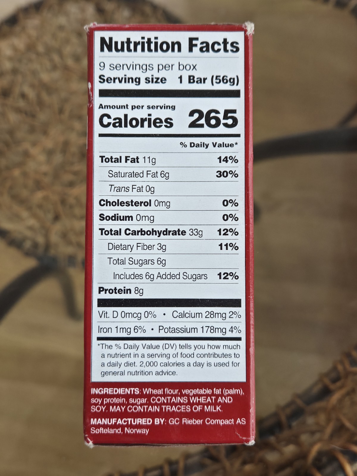 Emergency Survival Rations – BP-5s Compact Provisions, 9 Bars, Non-Perishable