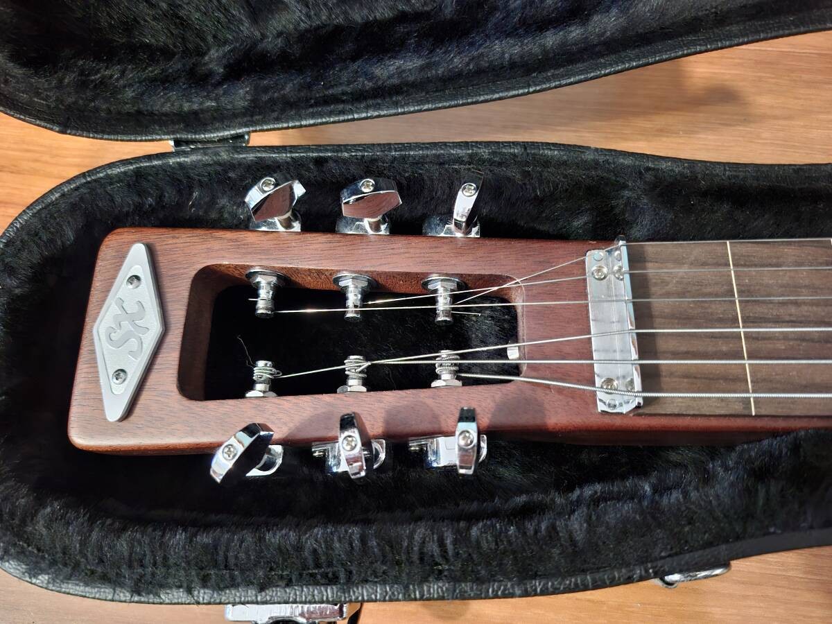 SX Guitars 6-String Electric Lap Steel Guitar Hawaiian with Hard Case