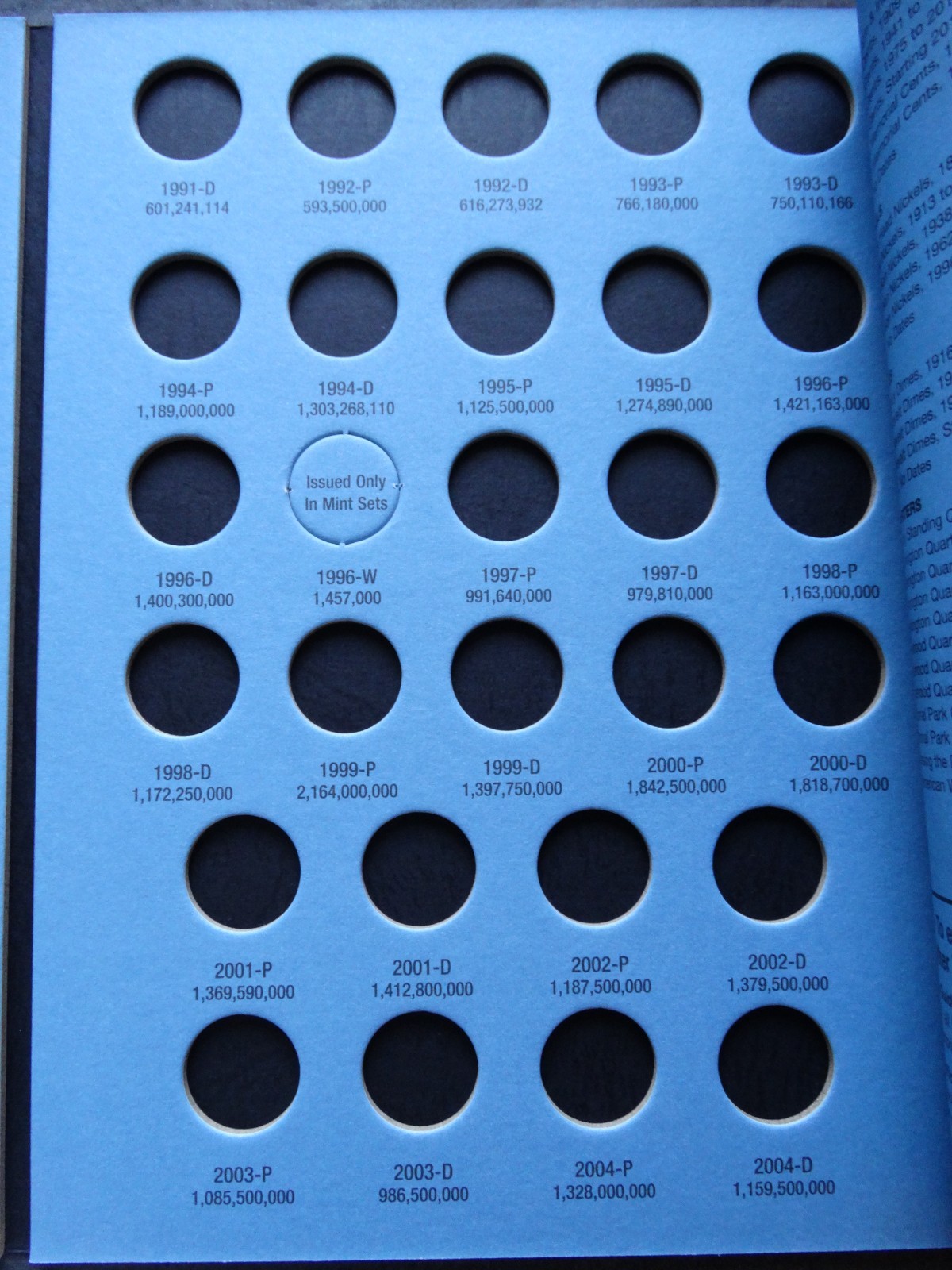 Set of 3 - Whitman Roosevelt Dime Coin Folders Number 1-3 1946-2025 Book