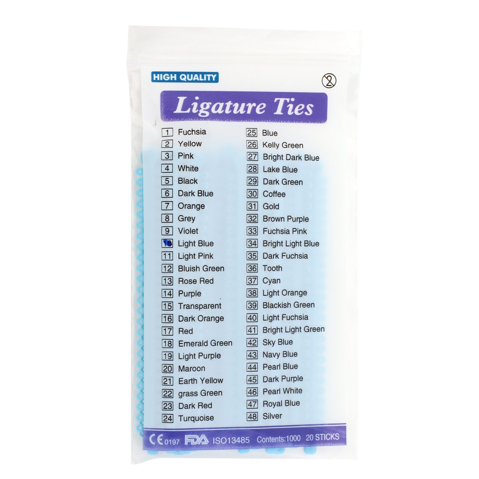 1000pc Dental Orthodontic Ligature Tie Ligas De Ortodoncia Elastic Rubber Braces