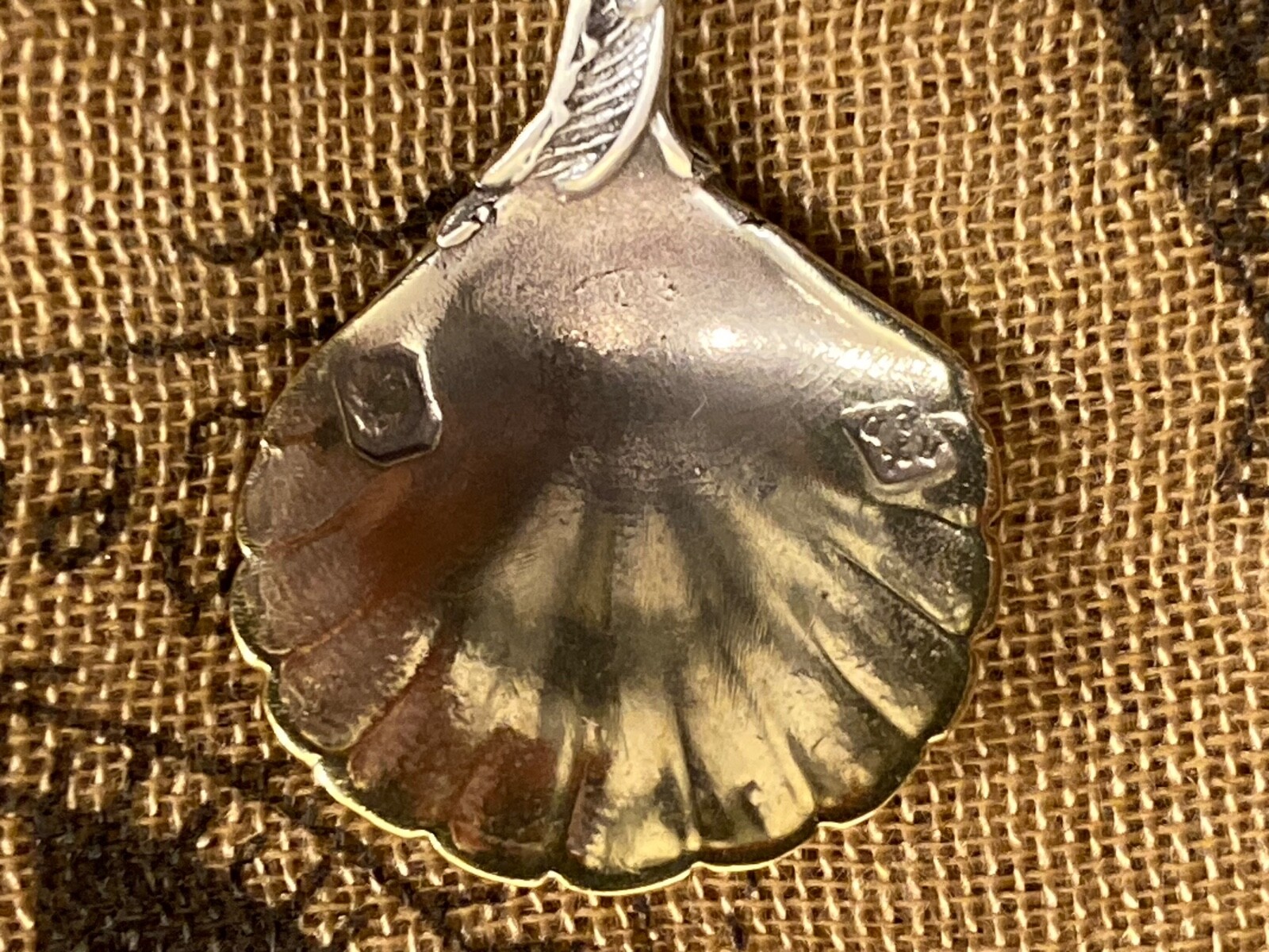 Exceptional sterling silver French Ravinet & Denfert open salt spoon gilt bowl