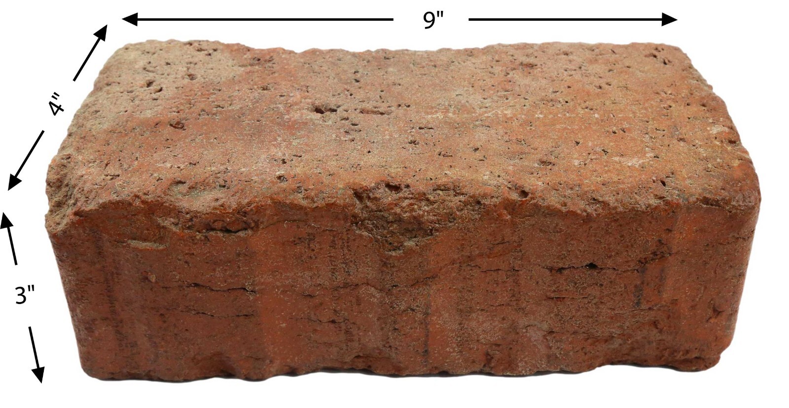 Rubber Molds for Concrete, Old World Brick Pavers, 2-Brick Mold