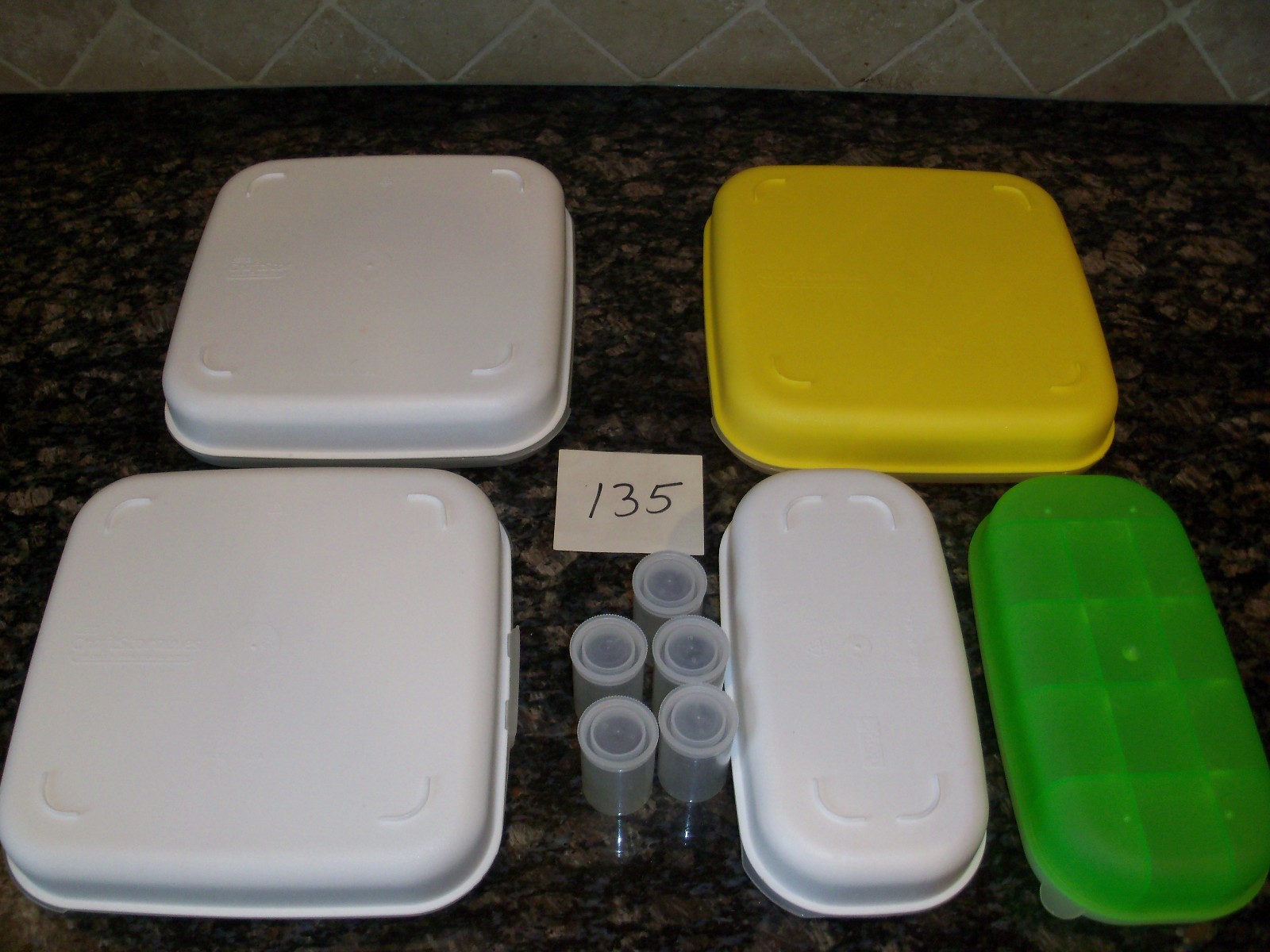 5 Eagle Craftstor Craft storable Square Divided Tray Storage Craft Bin Container