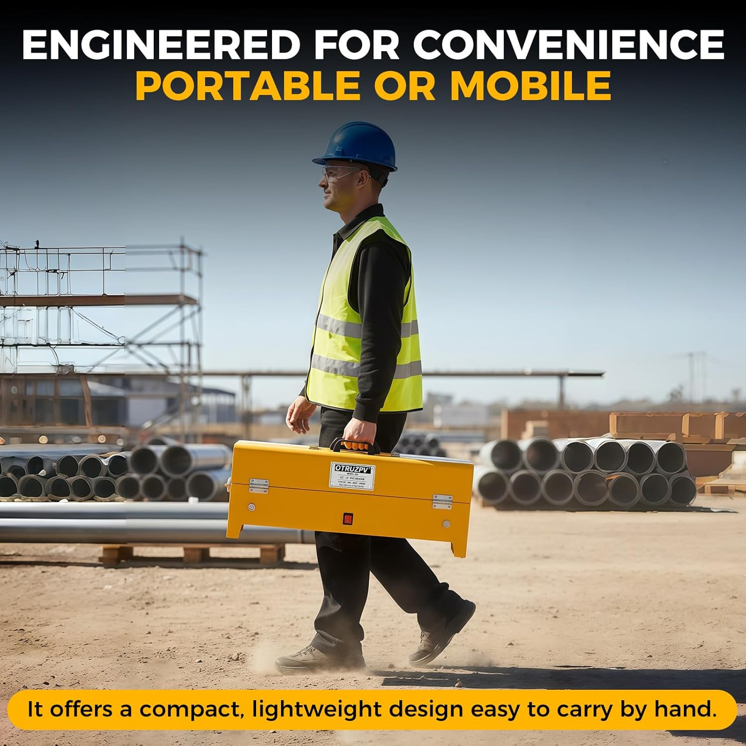 1/2"–2" PVC Conduit Heater Box Electric PVC Bender Tool for Schedule 40/80