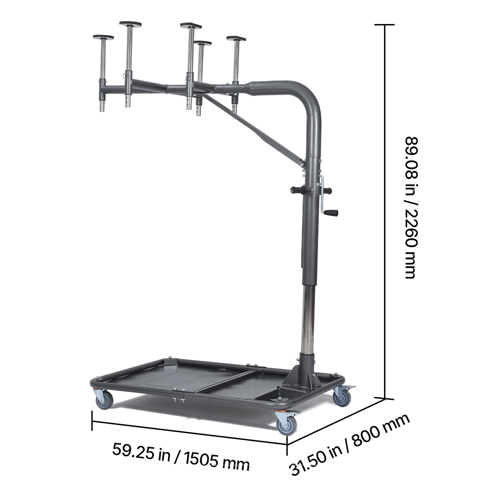 Uimoso Hardtop Removal Lift Holder for Jeep Wrangler YJ TJ JK Bronco 6th Gen+