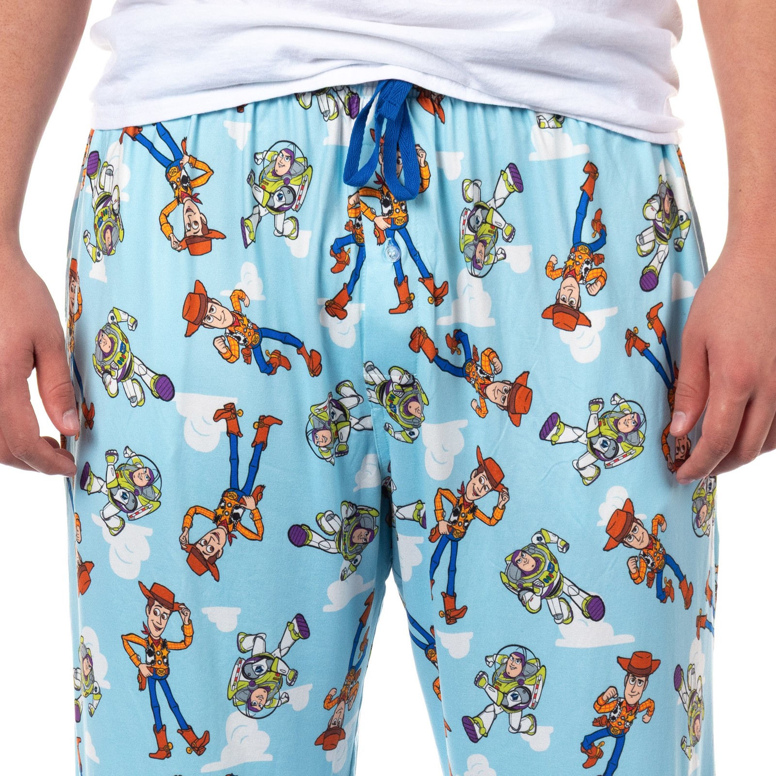 Toy Story Pajamas Men's Woody & Buzz Cloud AOP Lounge Pants