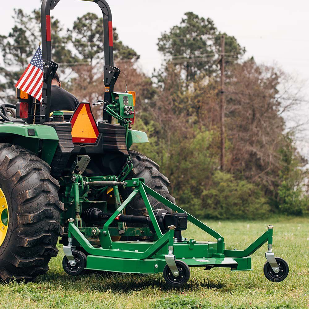 Titan Attachments 72" Rear-Mounted Finish Mower, Cat 1 Tractor Accessory