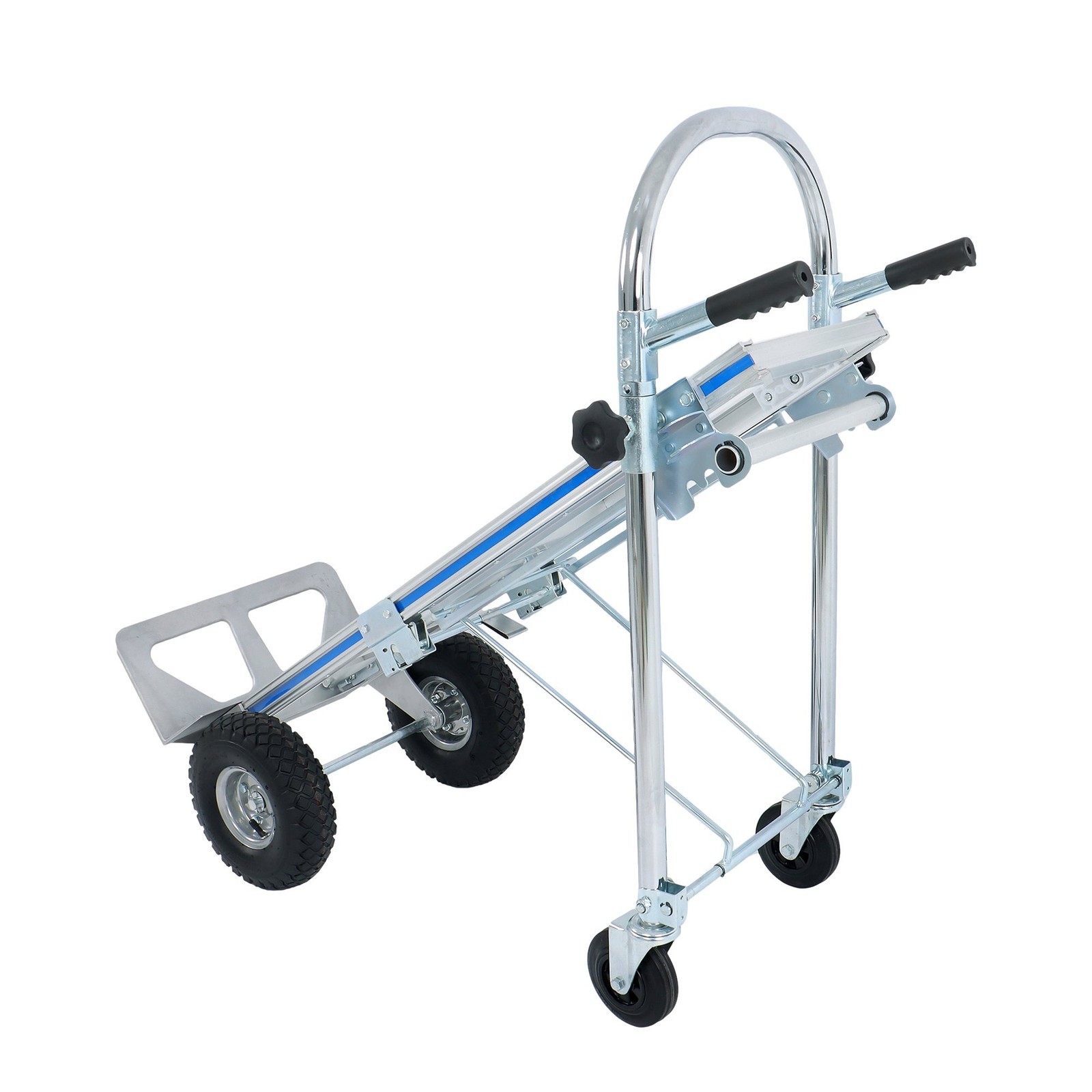 3 In1 Hand Truck Aluminum Convertible Hand Truck Dolly Large Size 1000Lbs
