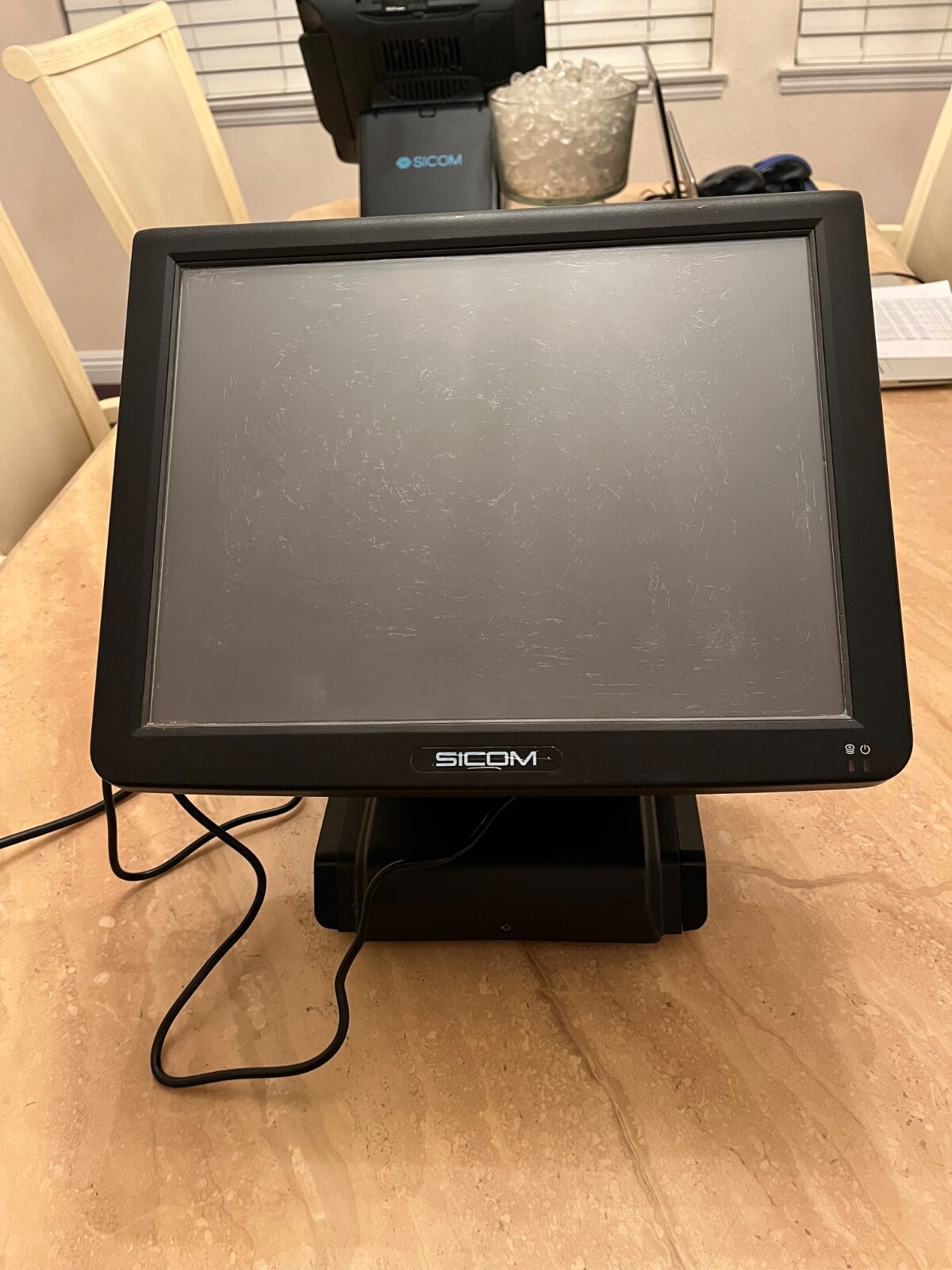 Sicom SL20 POS Terminal Register with Rear Display 2100-00 3LEP33500460