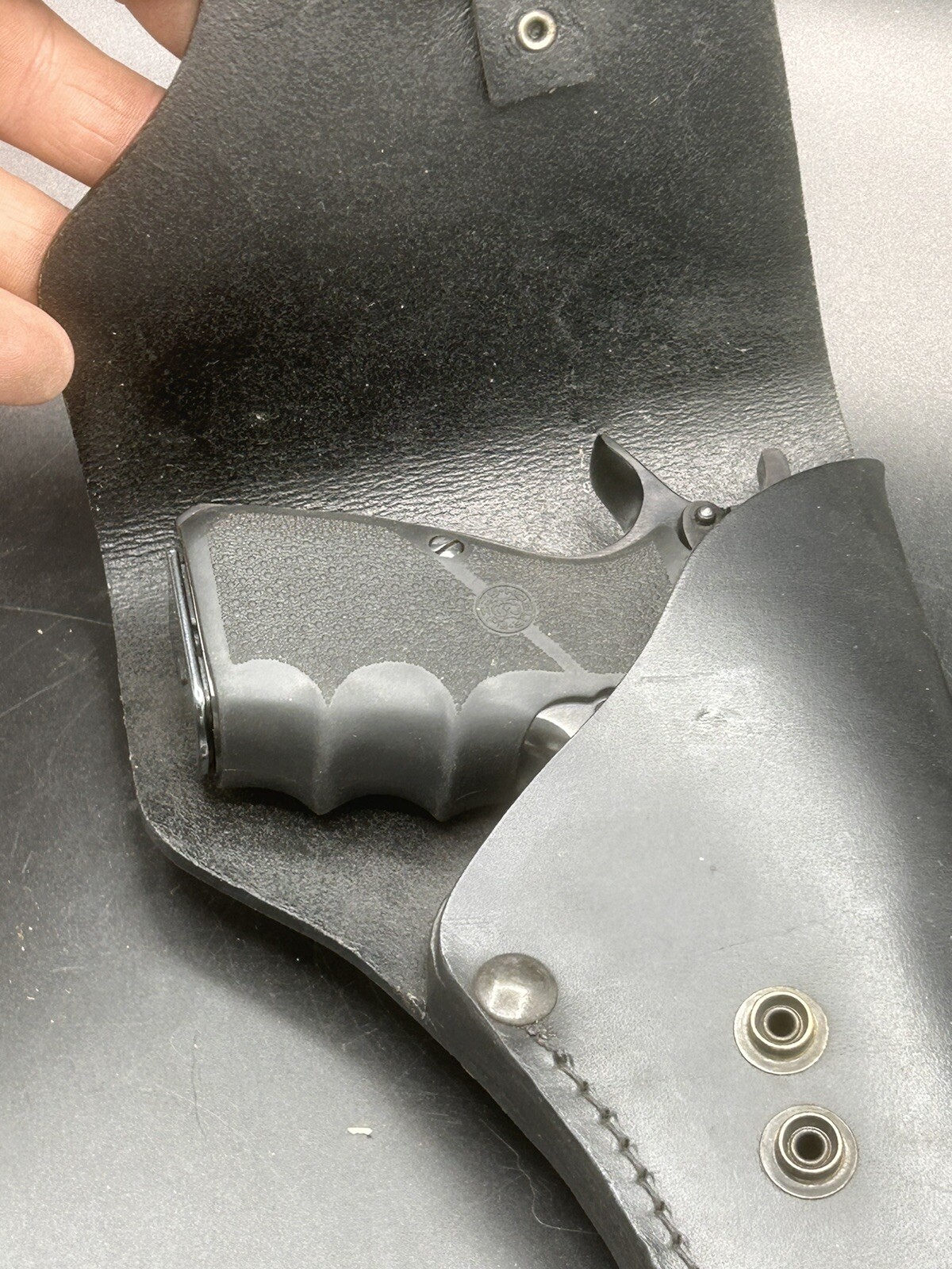 FN HI POWER LEG HOLSTER , BELGIUM Full Grain Leather, High Power