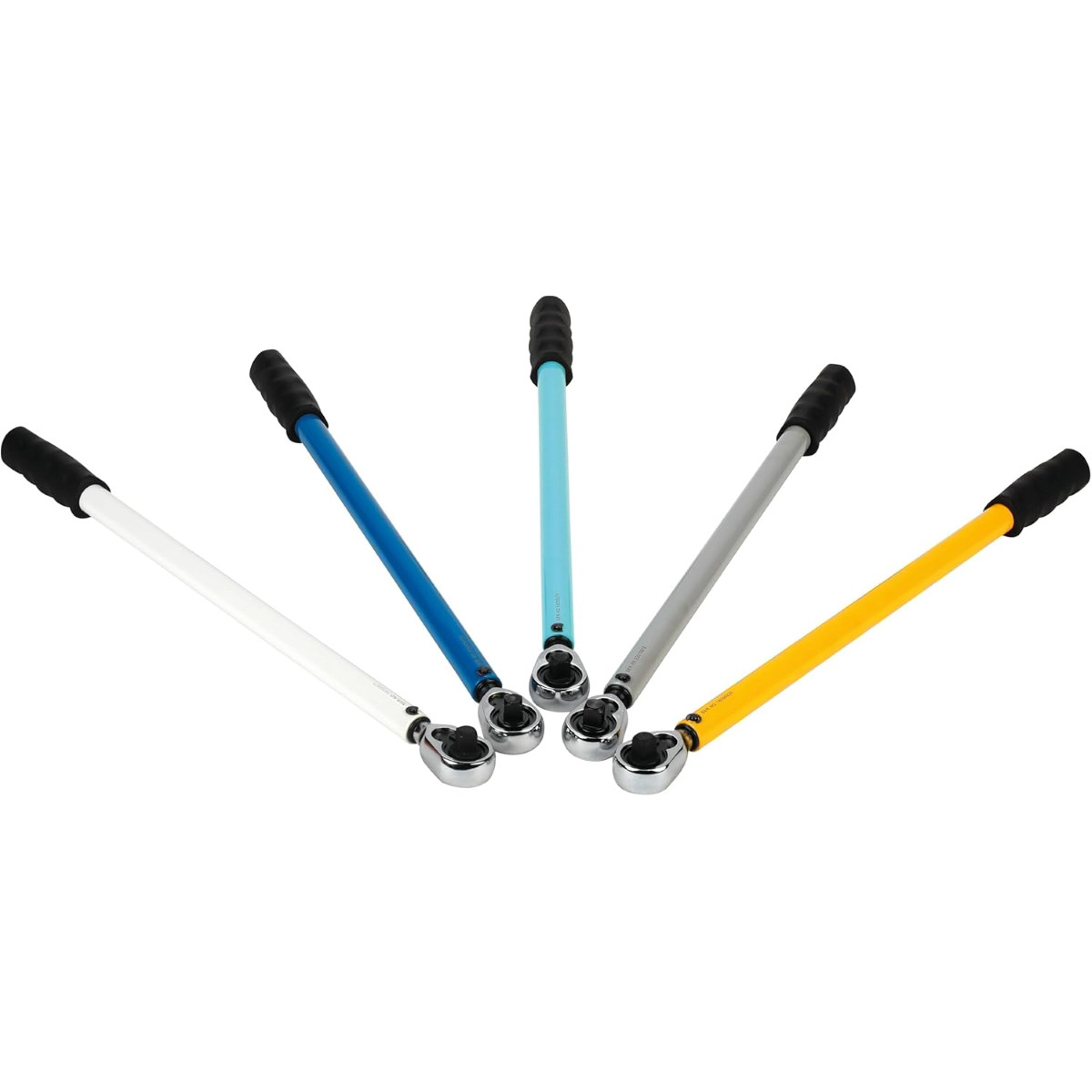 American Forge & Foundry Torque Wrench Set - 1/2" Drive 5 Pc. - Preset - 65,100,