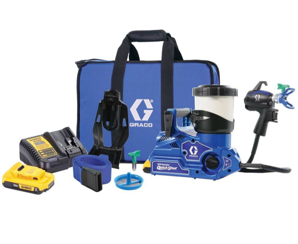 GRACO  826308  Ultimate QuickShot 20V  Portable Airless Sprayer  USA  (NEW)