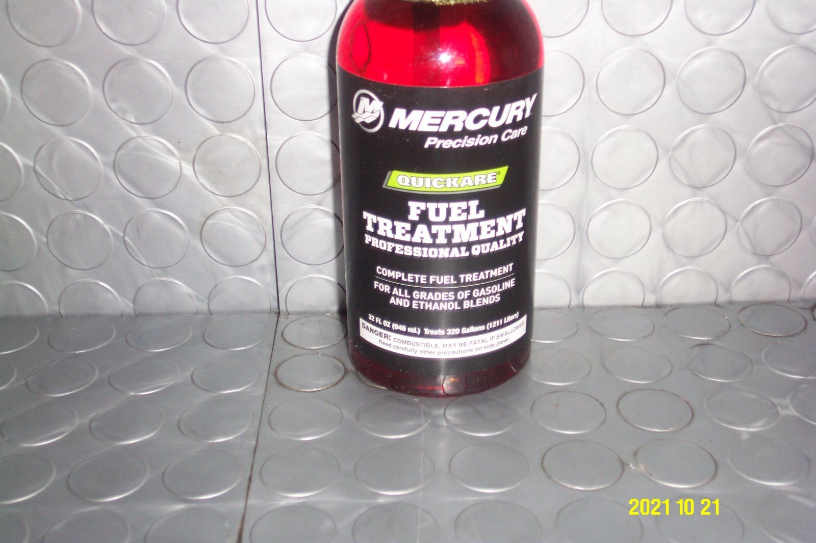 Mercury Marine Quicksilver Quickare Fuel Treatment Quart 32oz OEM 92-8M0058690