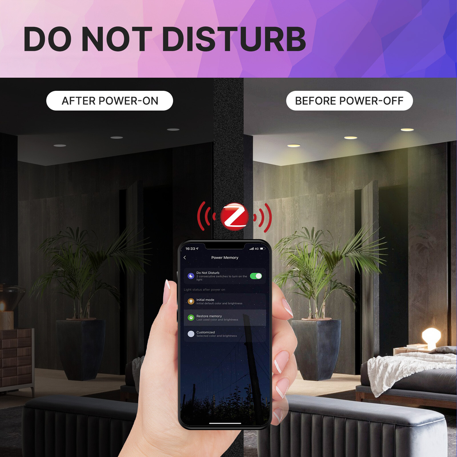 MOES ZigBee Smart LED Downlight Ultrathin Dimmable Spot Bulbs 6W RGB Cool + Warm